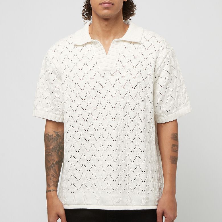 Daily Paper Yinka Knit Polo white