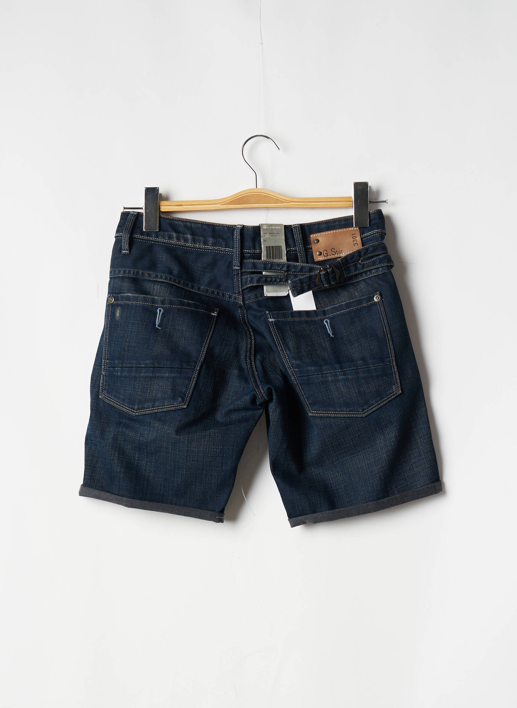 G Star Bermudas Femme couleur bleu