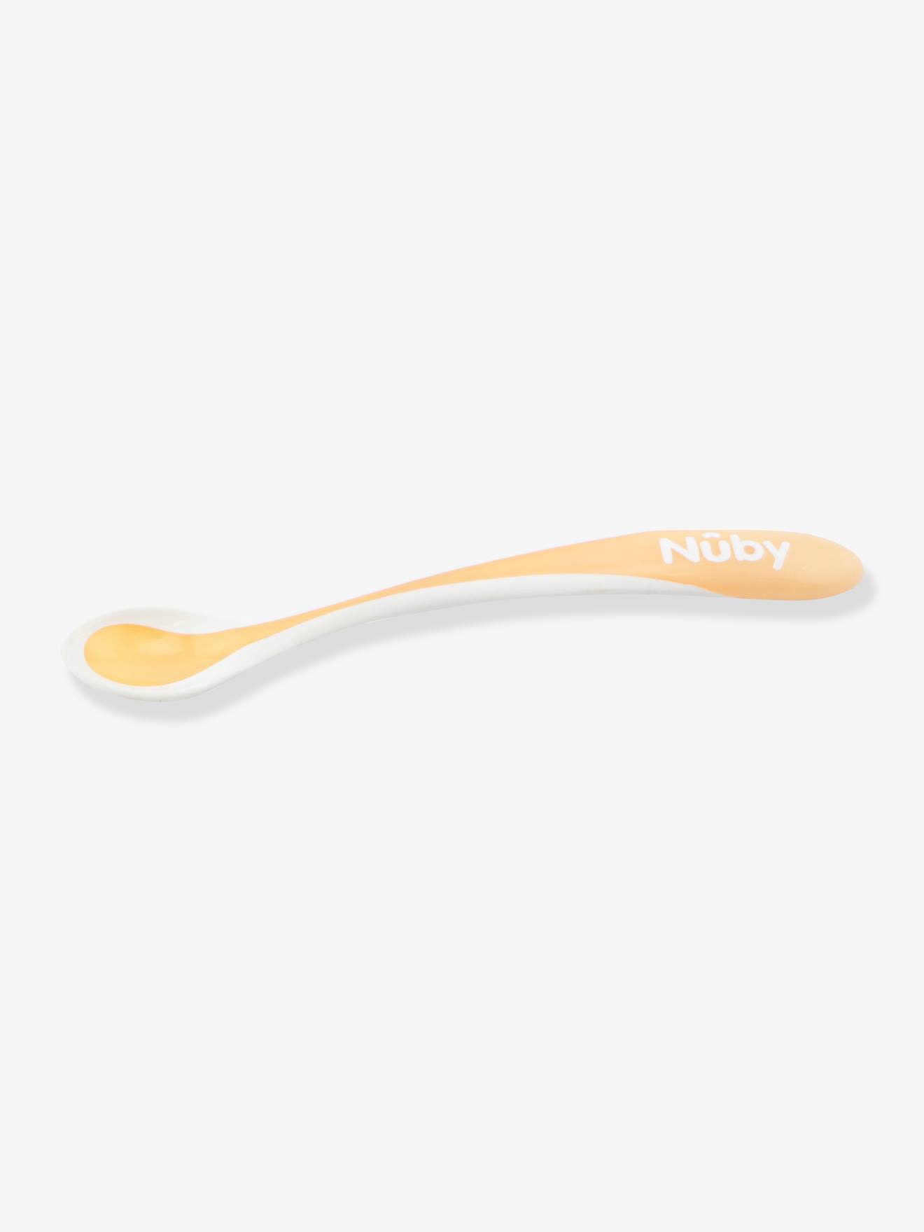 Lot de 4 cuillères bébé thermosensibles NUBY aléatoire