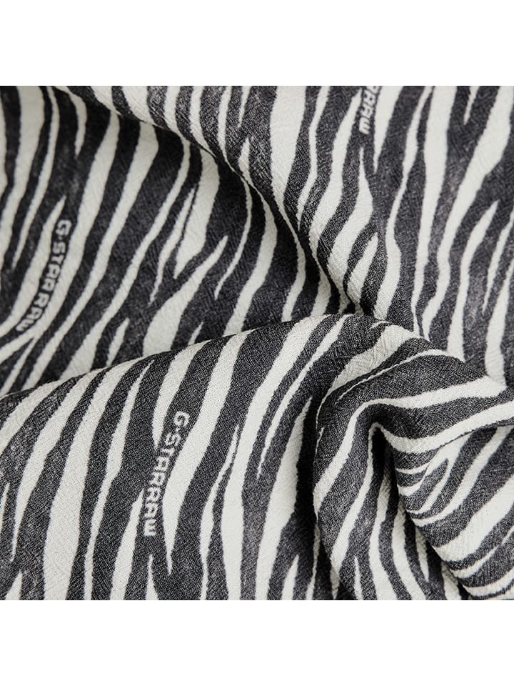 G-Star Kleid in Schwarz/ Weiß günstig kaufen