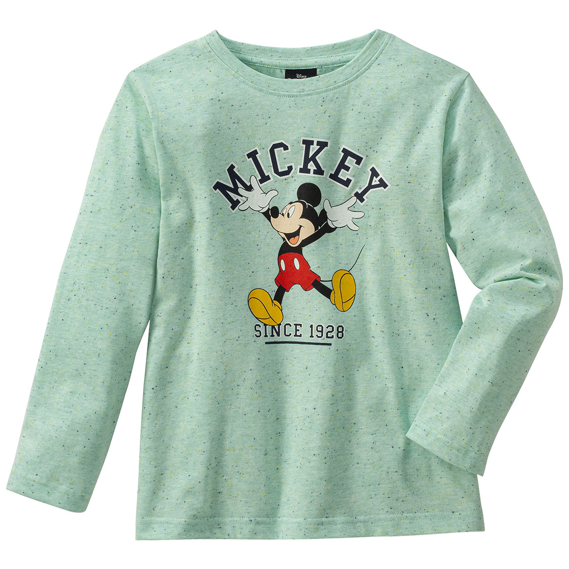 Micky Maus Langarmshit mit großem Print