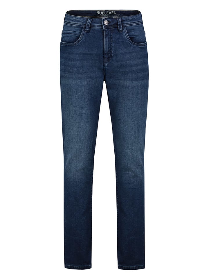 Sublevel Jeans - Modern Straight -  in Dunkelblau günstig kaufen