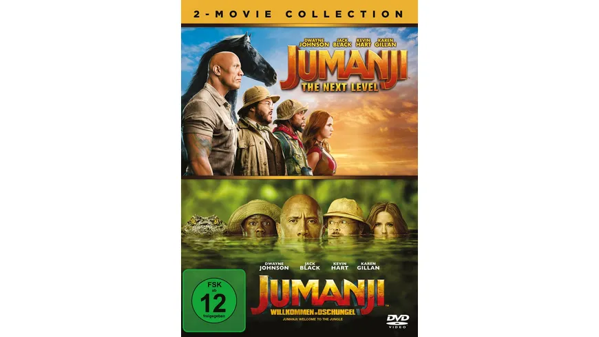 Jumanji: The Next Level / Jumanji: Willkommen im Dschungel  [2 DVDs]