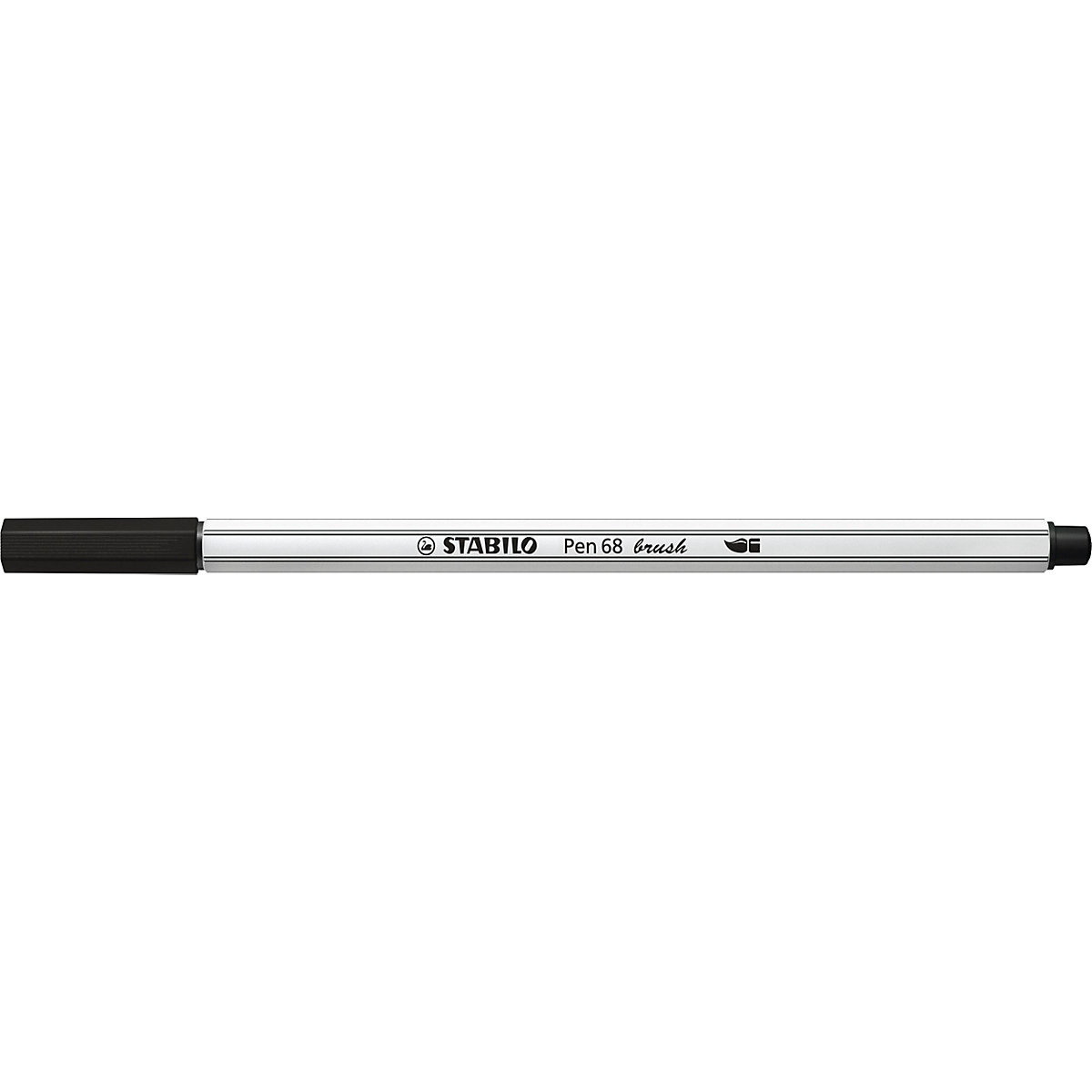 Premium-Filzstift Pen 68 brush, Pinselspitze für variable Strichstärken, schwarz