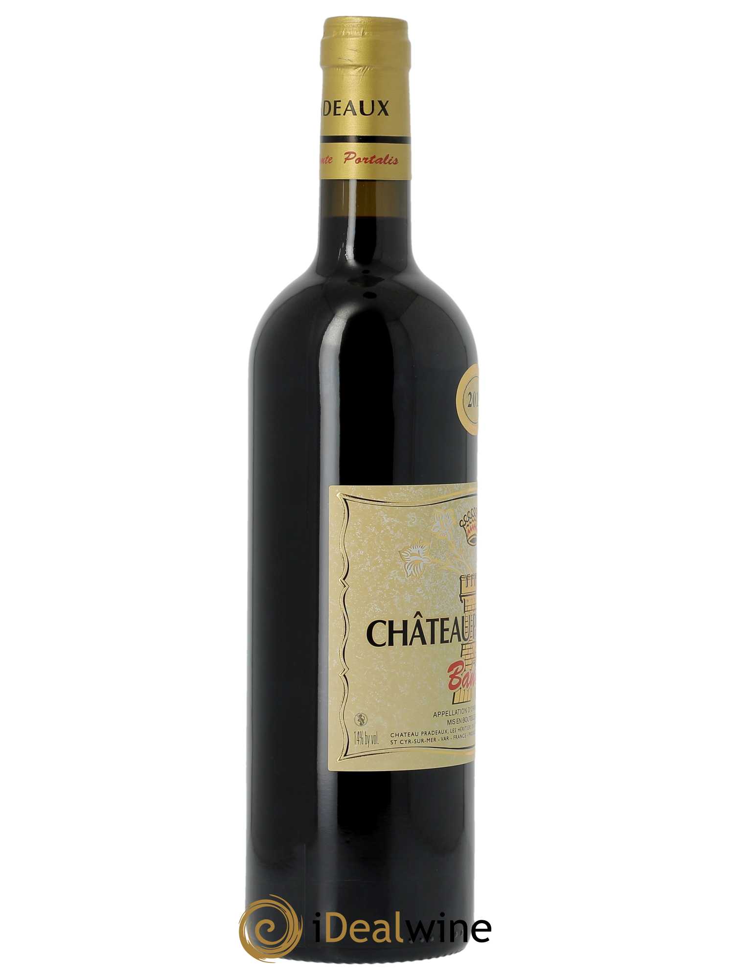 Bandol Château Pradeaux Famille Portalis  2019 - Lot de 1 Bouteille