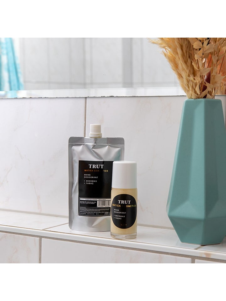 Matica Cosmetics Deodorant TRUT Tabak – mit Nachfüllpack, 150ml günstig kaufen onesize