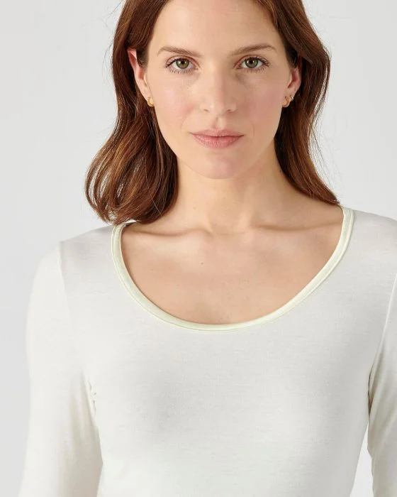 T-shirt Thermolactyl Sensitive biais satin, manches longues
