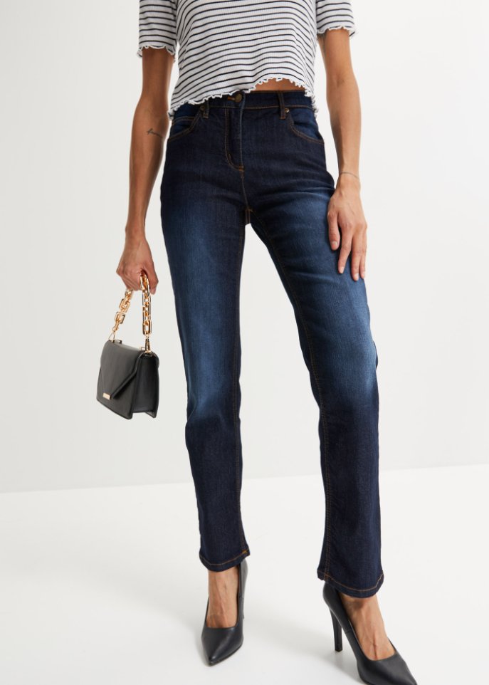 Komfort-Stretch-Jeans, Straight