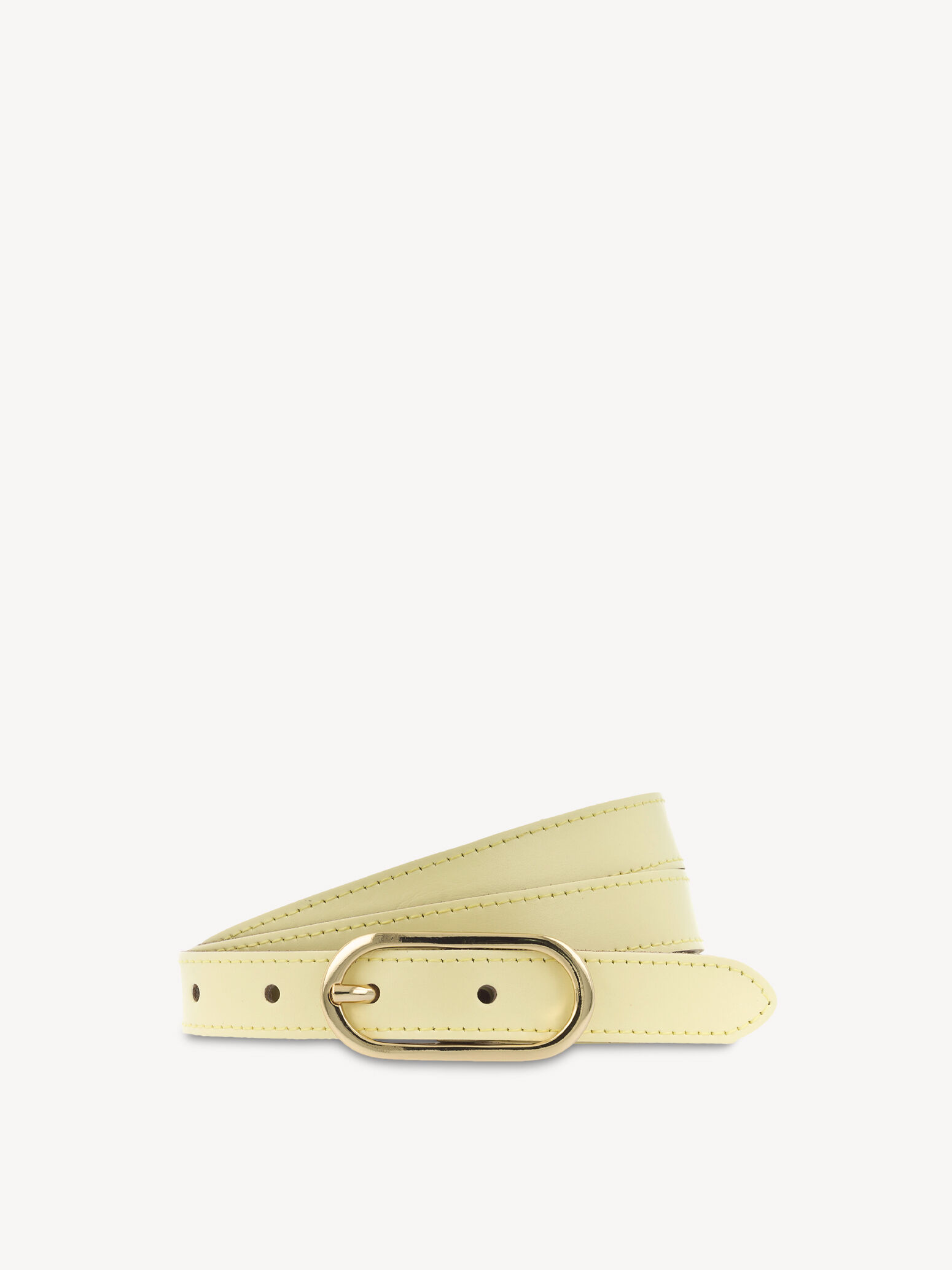Ceinture en cuir - jaune