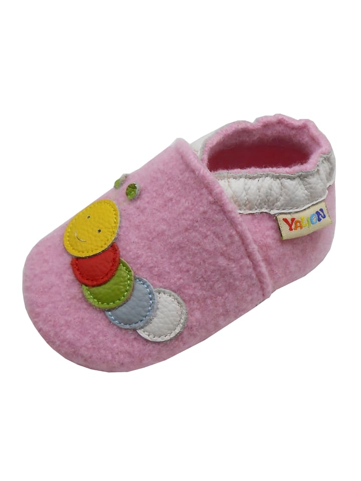 Yalion Leder-Krabbelschuhe 