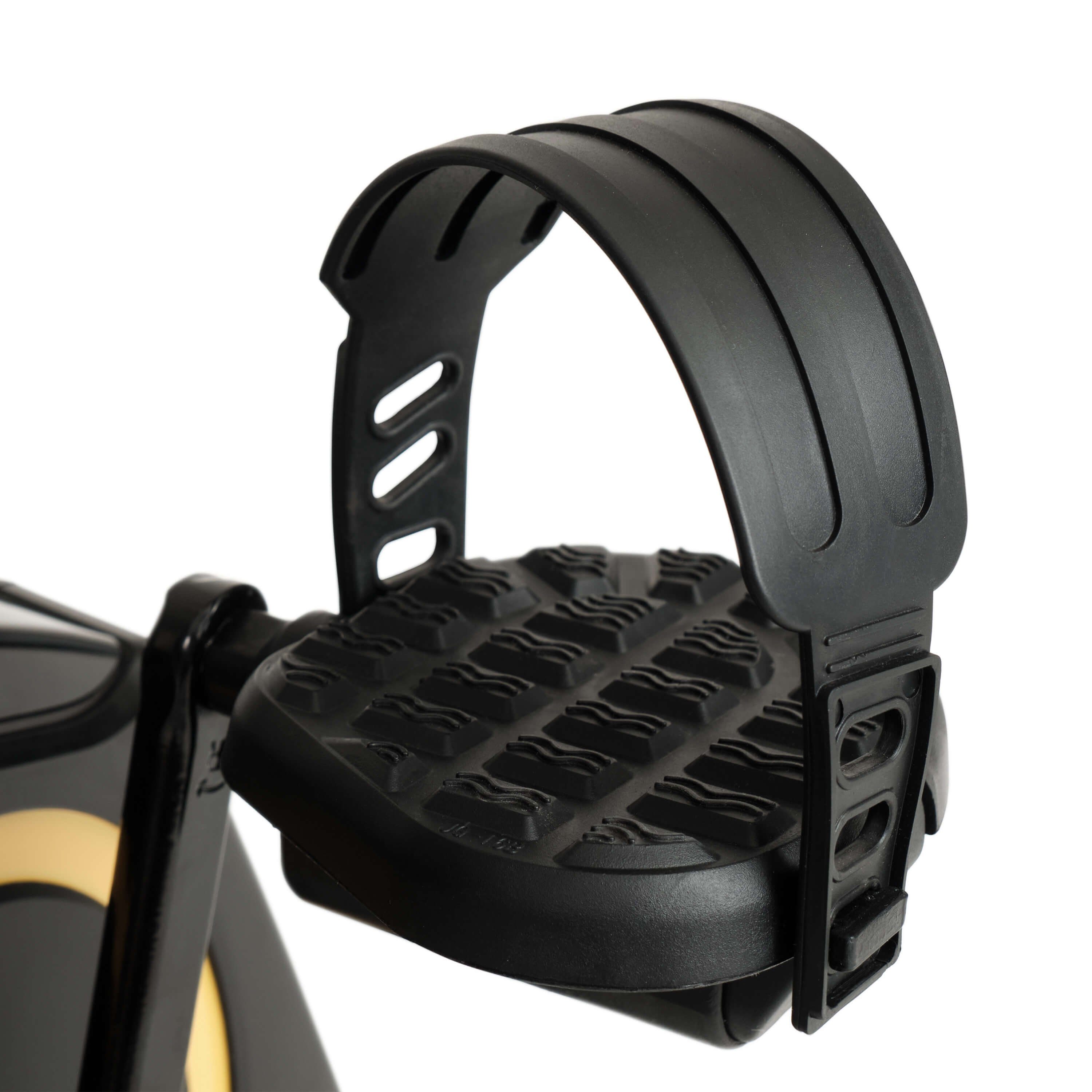 SportPlus Heimtrainer SP-HT-1300-B-iE, Heimtrainer, X-Bike, klappbar für Zuhause, Rückenlehne, 8 Stufen