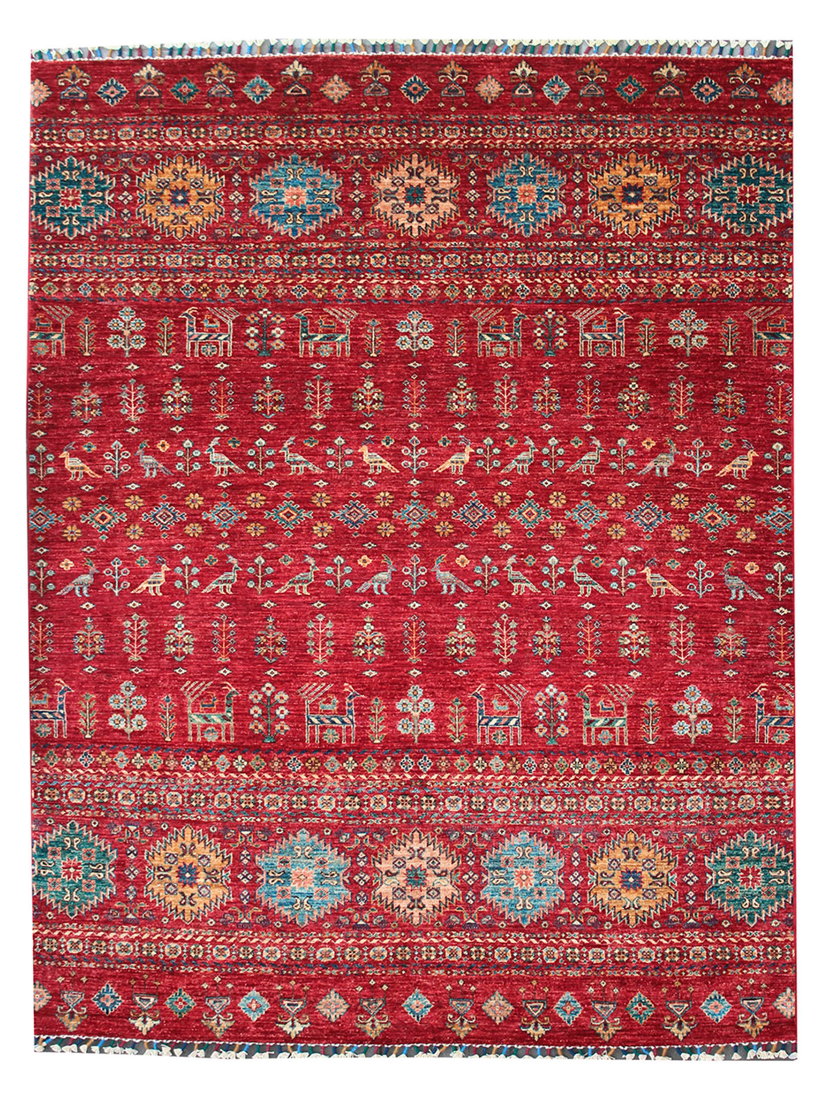 Chobi Schal ca. 176 x 224 cm, Unikat / Einzelstück