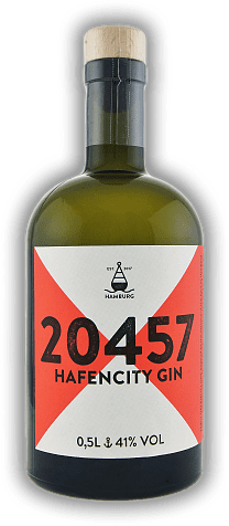 20457 Hafencity Gin 41% 20457 Hafencity Gin 41% Dieser einzigartige Gin lässt den Spirit der Hamburger HafenCity lebendig werden. Inspiriert von dem, was den Hamburger Hafen prägt. Gewürze und Spezialitäten, Tradition und Moderne, Aufbruch und Ankomm