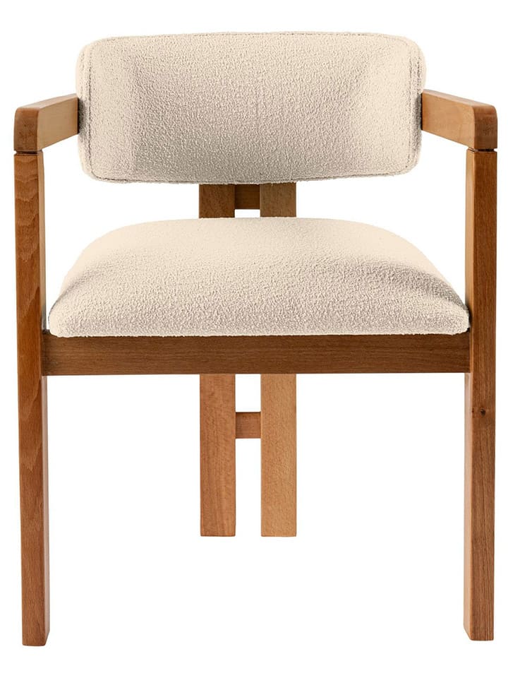 Evila Stuhl ''Mistral'' in Creme/ Hellbraun - (B)50 x (H)80 x (T)52 cm günstig kaufen onesize