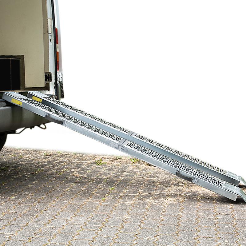 Casaria monzana® Auffahrrampe 400kg klappbar 171x45x23 cm 2er Set