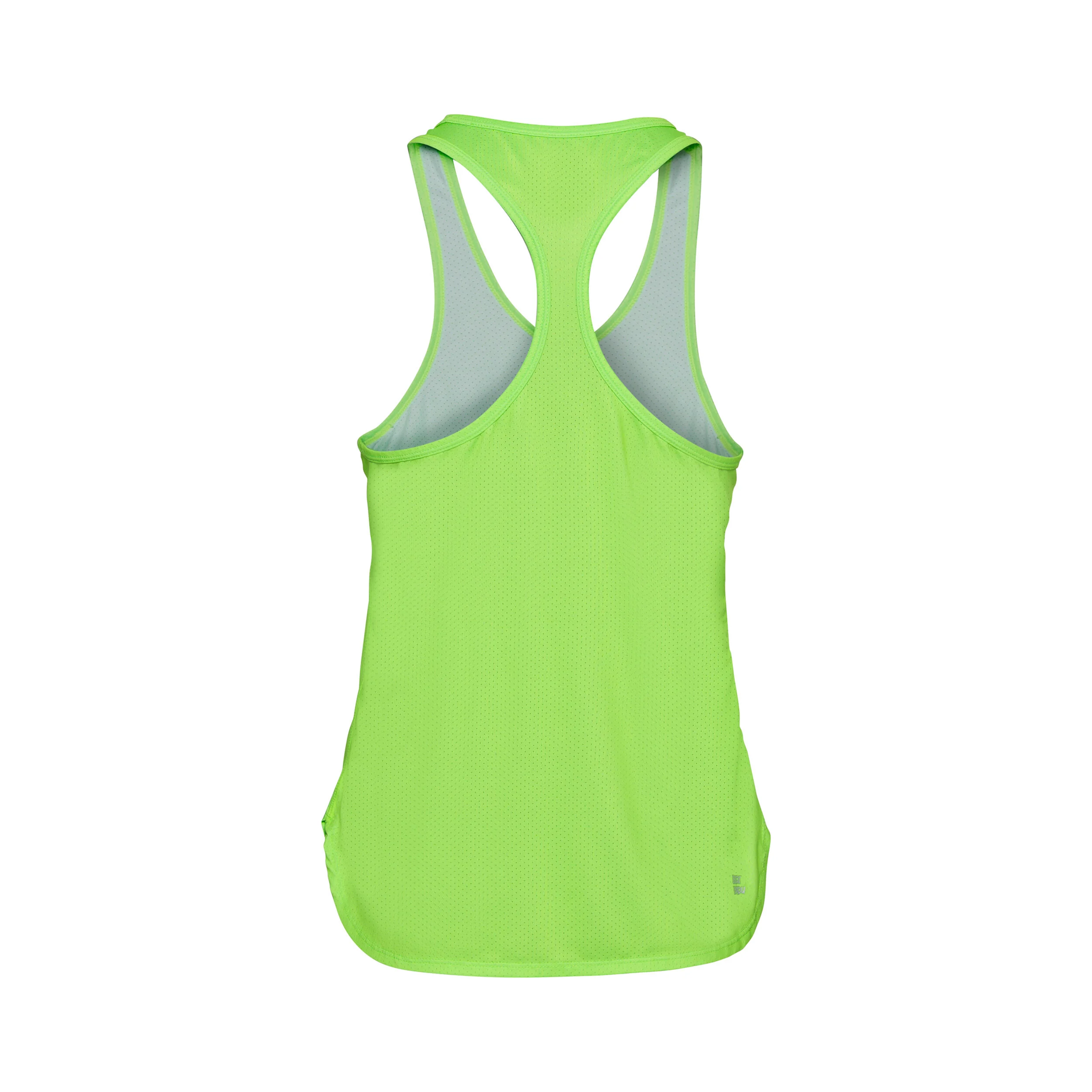 Rahel Tech Tank-Top Mädchen - Neongrün, Weiß