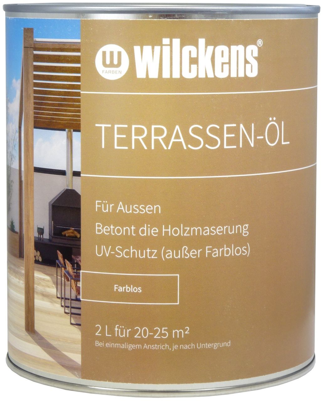 Wilckens Farben WILCKENS Terrassen-Öl - ca. 2 Liter, Farblos