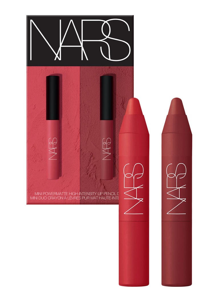 NARS Mini Powermatte High-Intensity Lip Pencil Duo - travel size make-up set