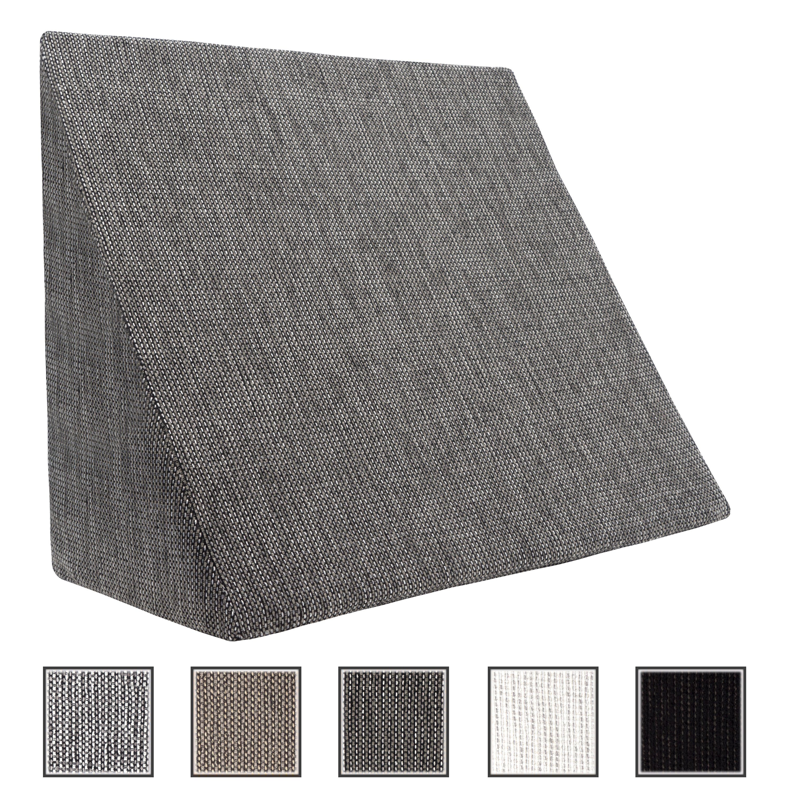 formalind Keilkissen XL Rückenlehne, zum Liegen und Sitzen, Rückenpolster, Rückenstütze, Schaumkern
