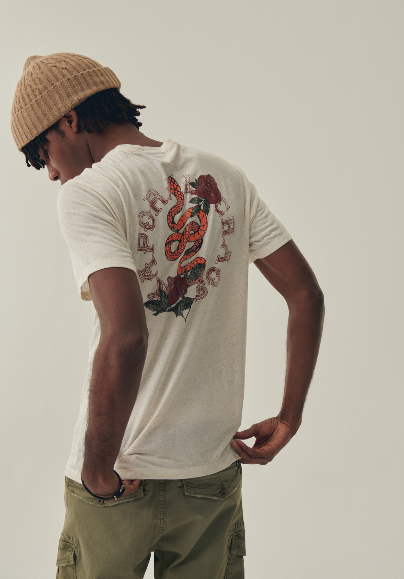 TIAGO  T-shirt beige homme