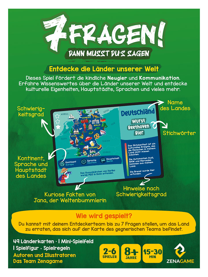 ZENAGAME Kartenspiel 