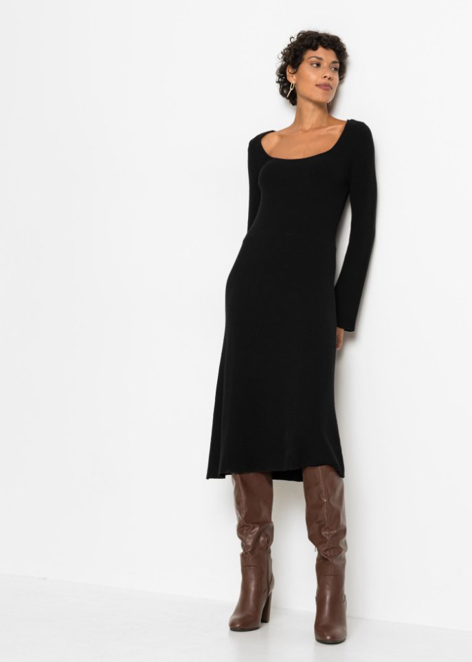 Midi-Strickkleid