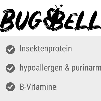 BugBell BugFutter Insekten, Karotte & Hefe