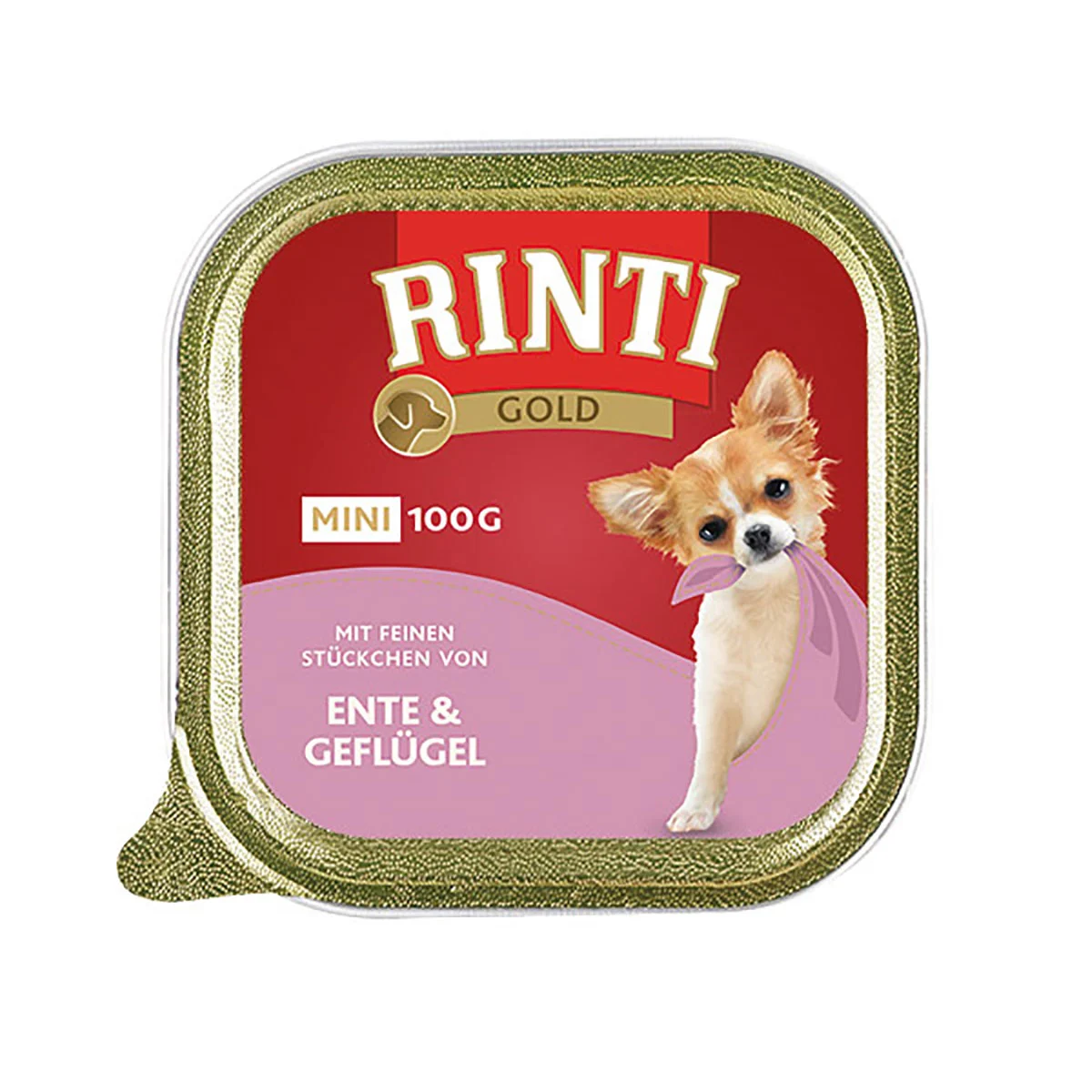 Rinti Gold Mini feine Stückchen von Ente & Geflügel bei ZooRoyal