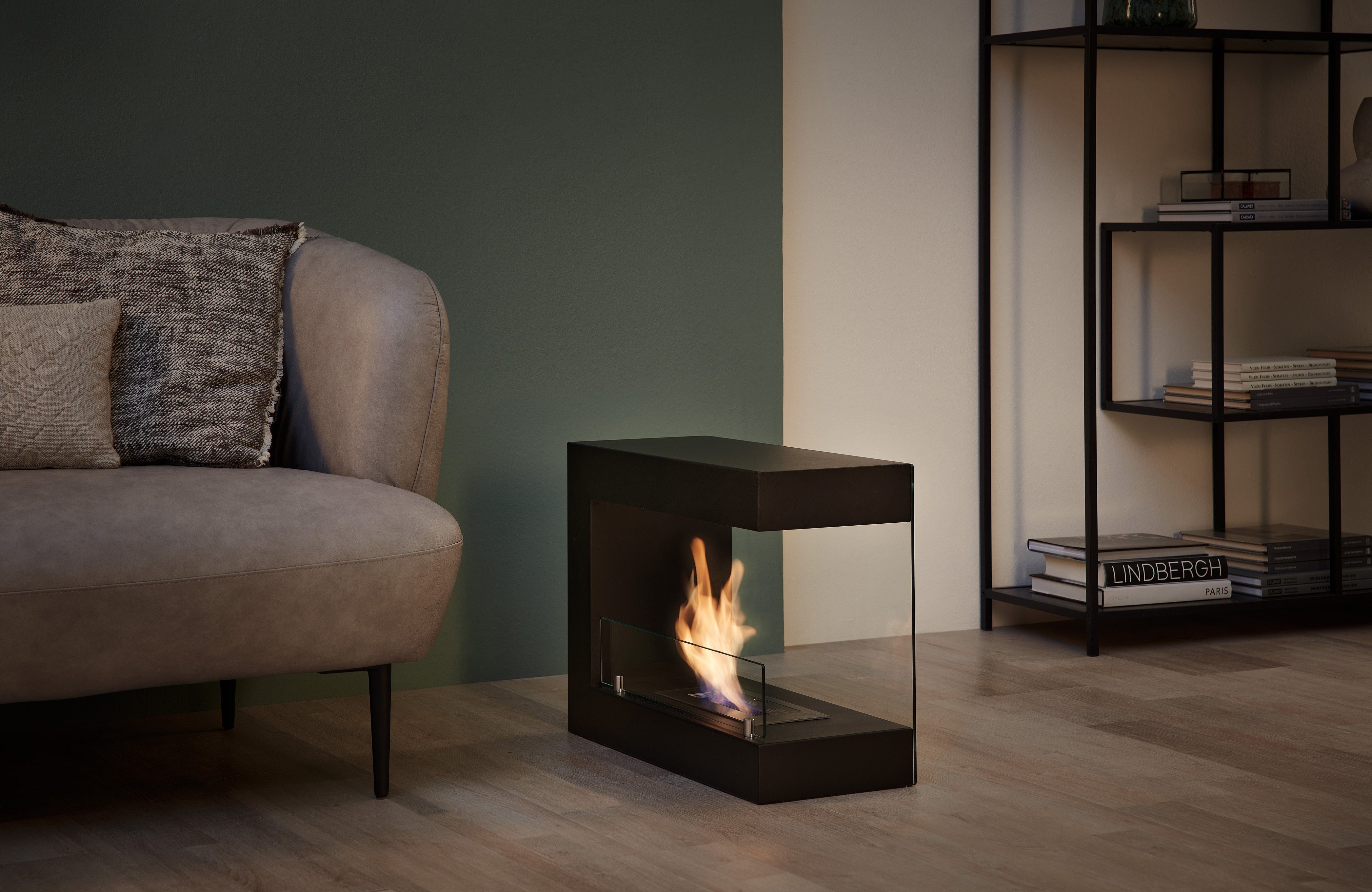 WELCON Echtfeuer-Dekokamin Bioethanol Kamin & Fireplace Stockholm