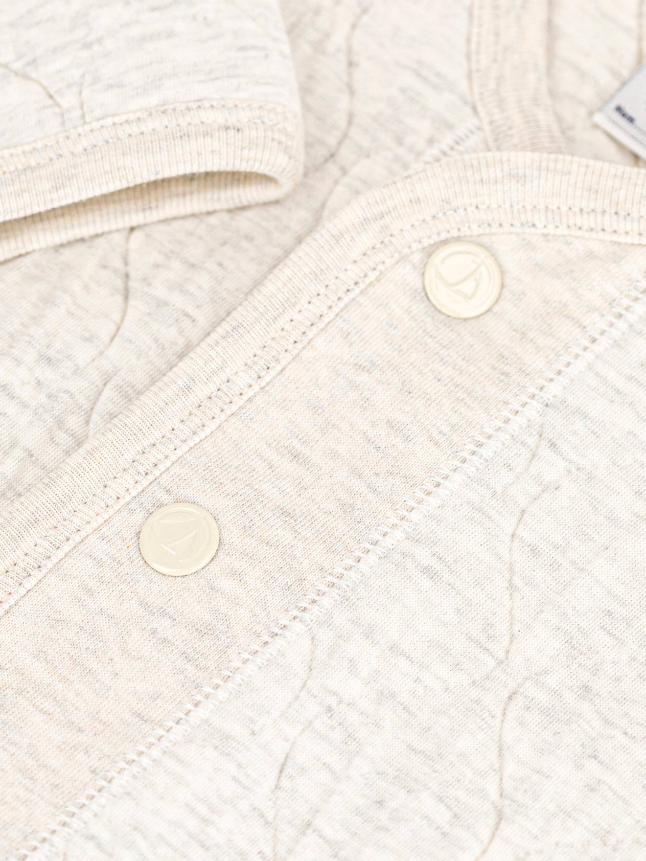 Cardigan bébé en tubique matelassé