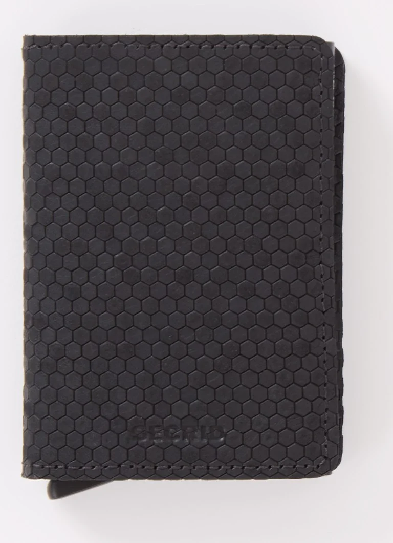 Secrid Hexagon leather card holder