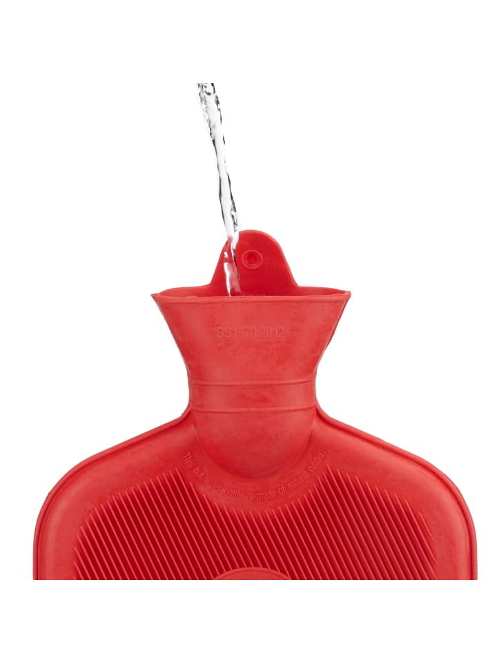 relaxdays 9x Wärmflasche in Rot - 2 l günstig kaufen onesize