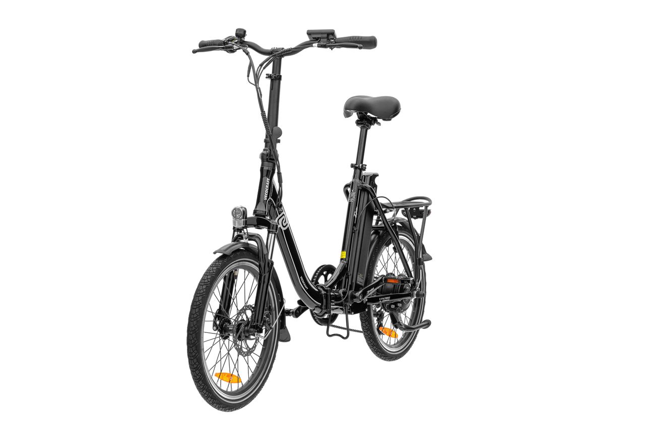 Verocraft VECOCRAFT E-Pax, Elektro Klappfahrrad, E-Foldy Bike, Farbe: schwarz