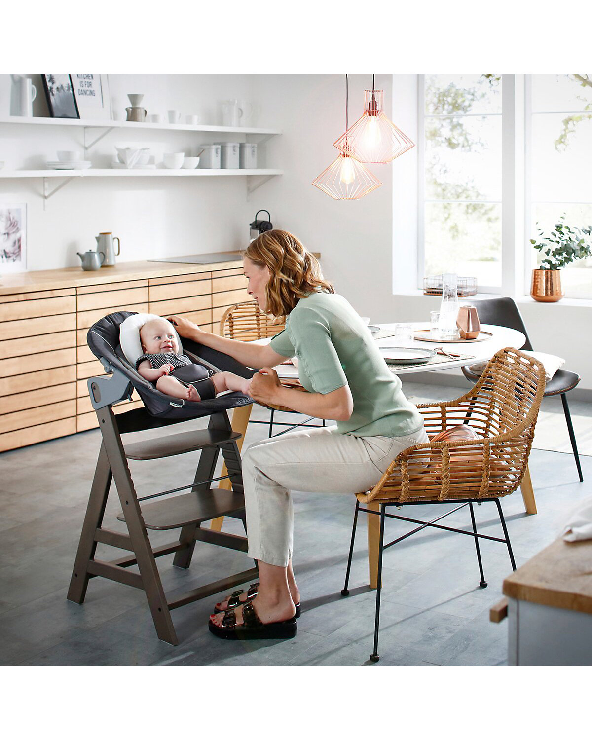 Babywippe Alpha Bouncer 2in1 Deluxe