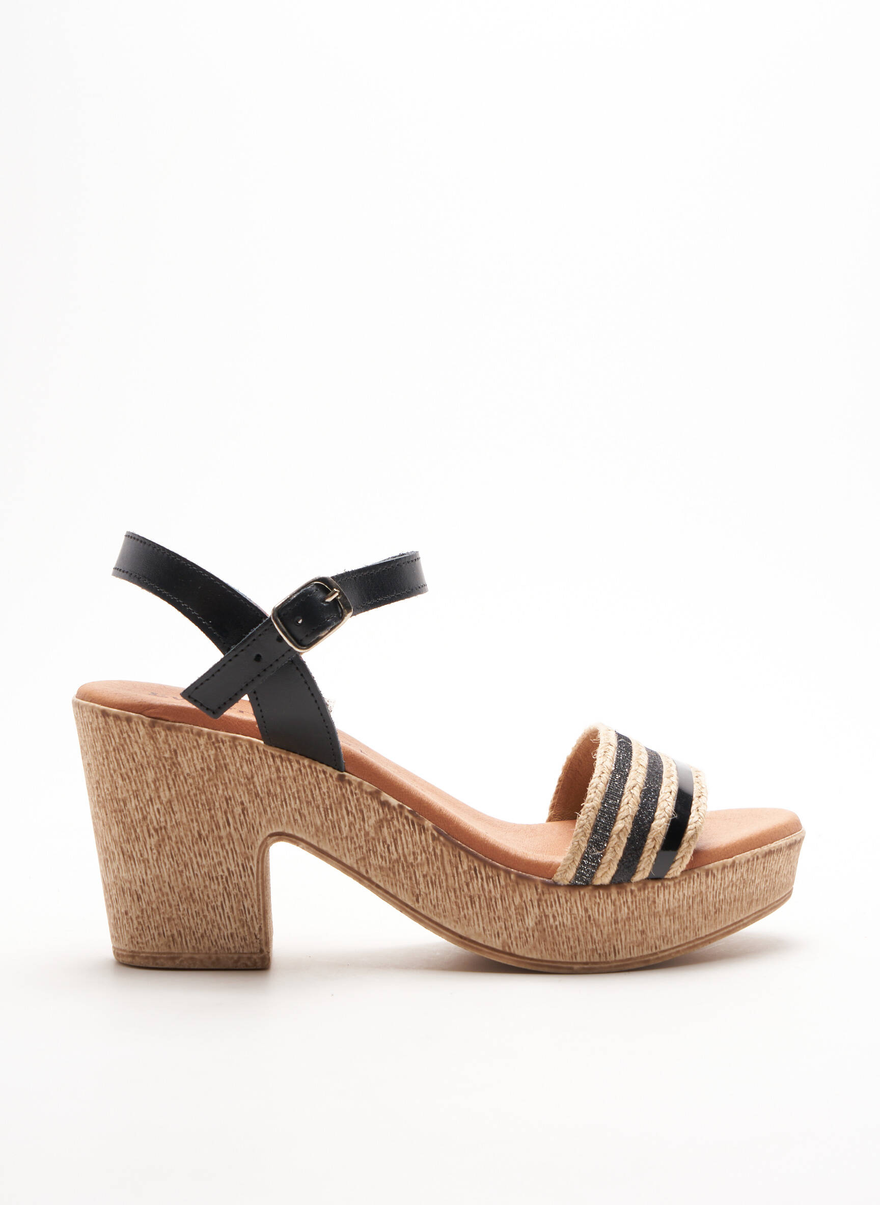 Eva Frutos Sandales Nu Pieds Femme couleur noir