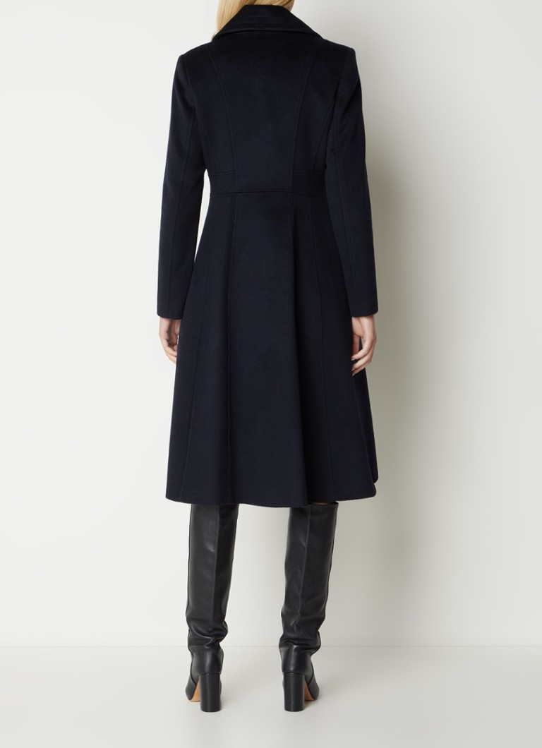 Phase Eight Sandra double-breasted coat in wool blend with side pockets