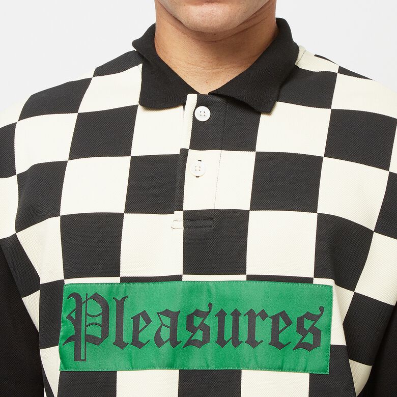 Pleasures Racer Polo Black