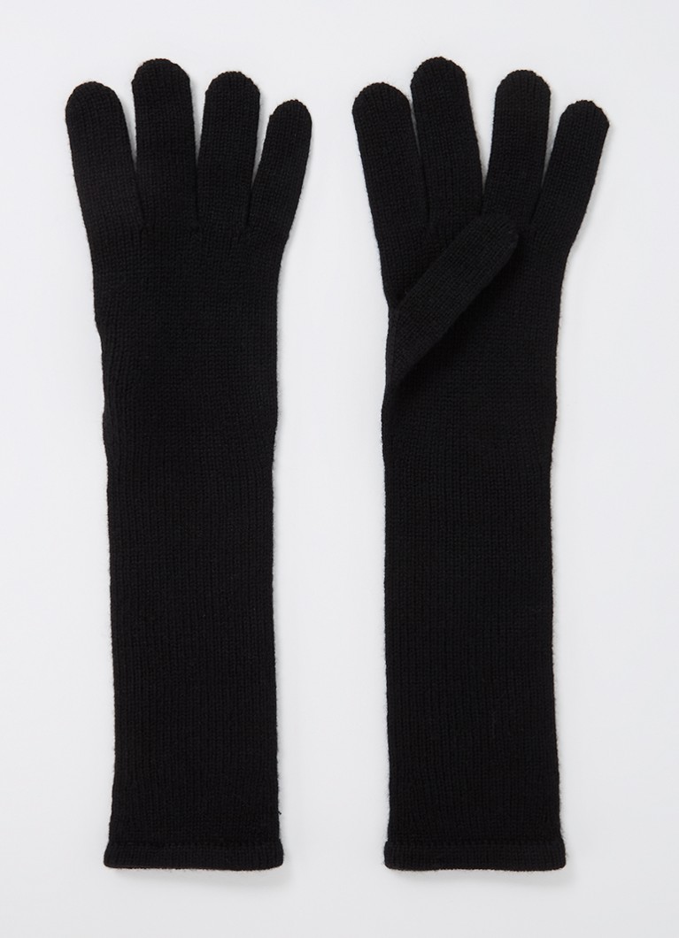 Jemne pletené kašmírové rukavice MaxMara MMjock