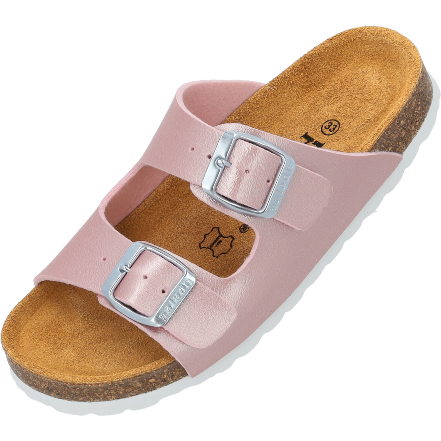 Palado Kids Korfu G Metallic, Pantoletten, Kinder, Rosa