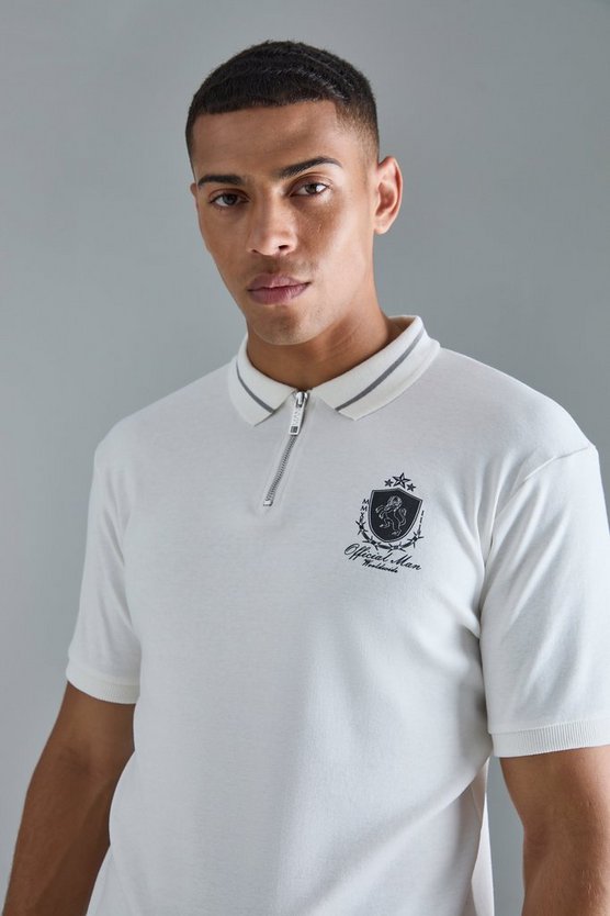 Slim-Fit Colorblock Poloshirt