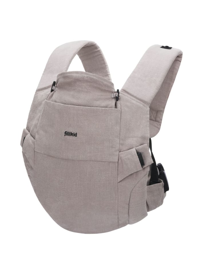 fillikid Babytrage Natural ab 3,5 -20 kg für Bauch-, Hüft und in grau günstig kaufen onesize