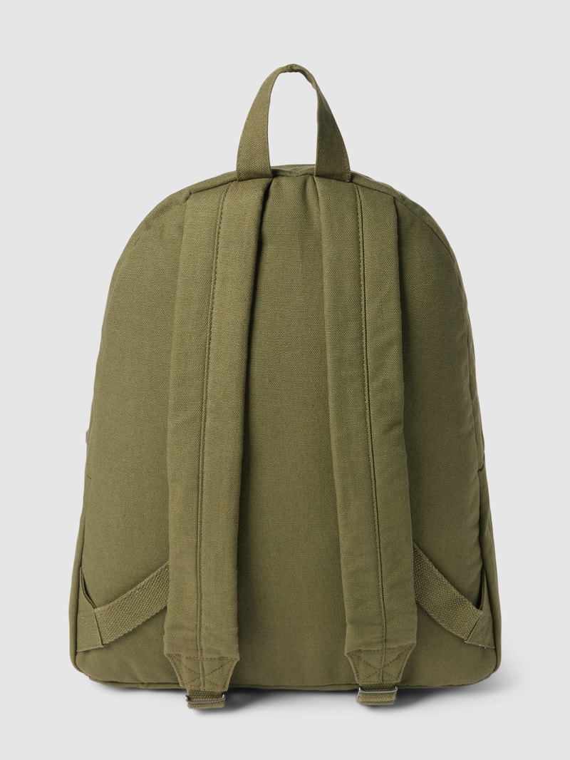 Rucksack mit Label-Detail in olivgrün