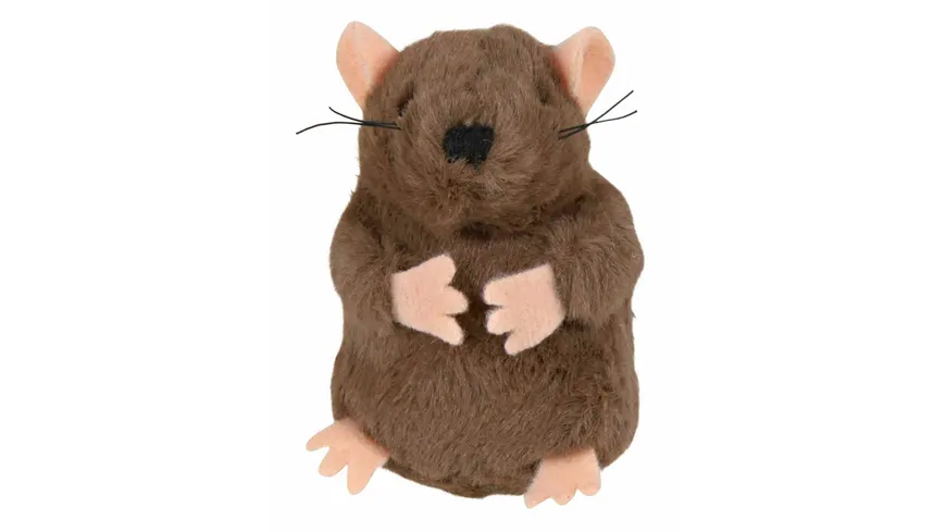 Trixie Maulwurf Plüsch 8 cm Katzenspielzeug