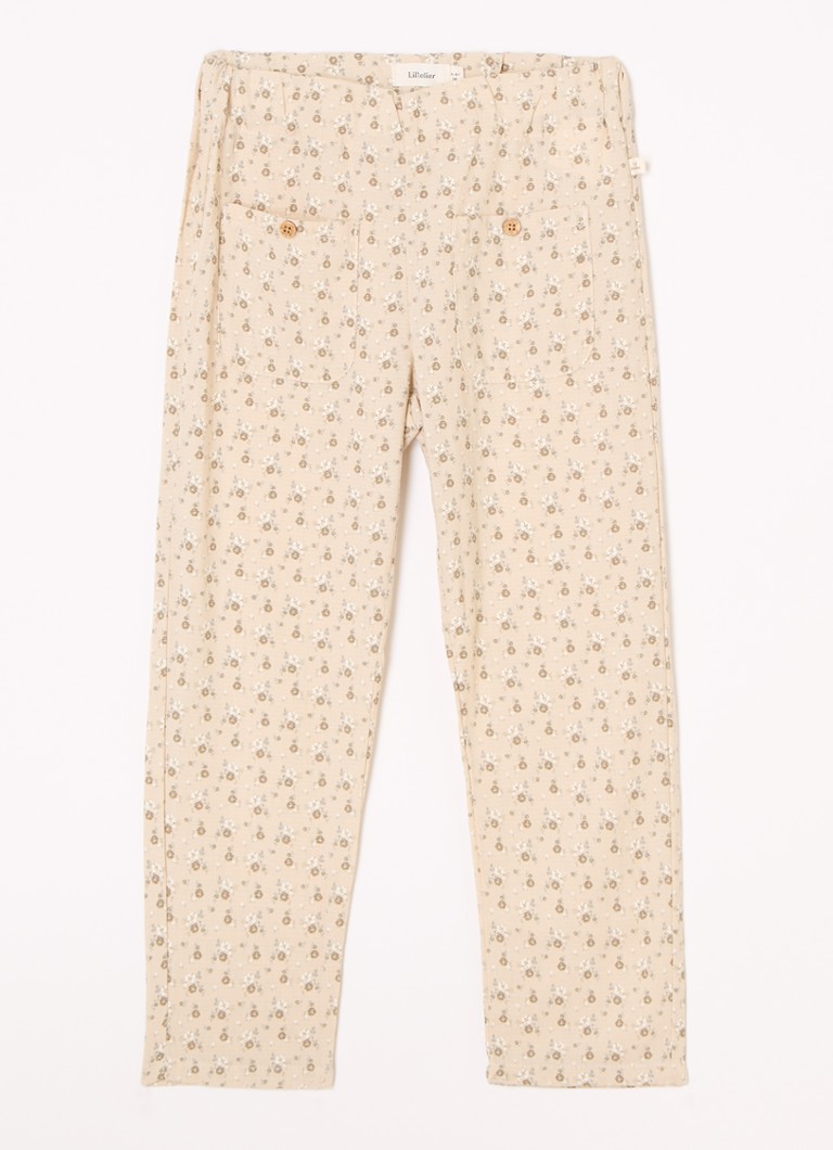 Pantaloni drepți cu imprimeu floral Lil' Atelier