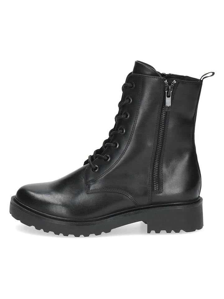 Caprice Leder-Boots in Schwarz günstig kaufen