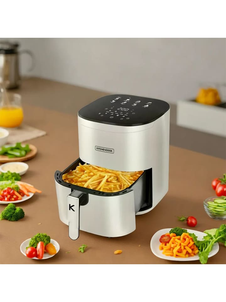 KITCHENCOOK Heißluftfritteuse ''Airmed_6'' in Weiß - (B)38 x (H)69,5 x (T)35 cm günstig kaufen onesize