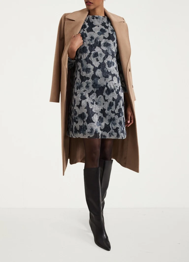 Mini vestido Phase Eight Roma com estampa floral e lurex