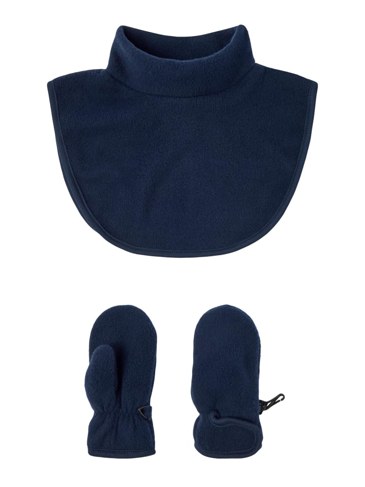 name it Rollkrageneinsatz und Fausthandschuhe im Set in dark sapphire günstig kaufen