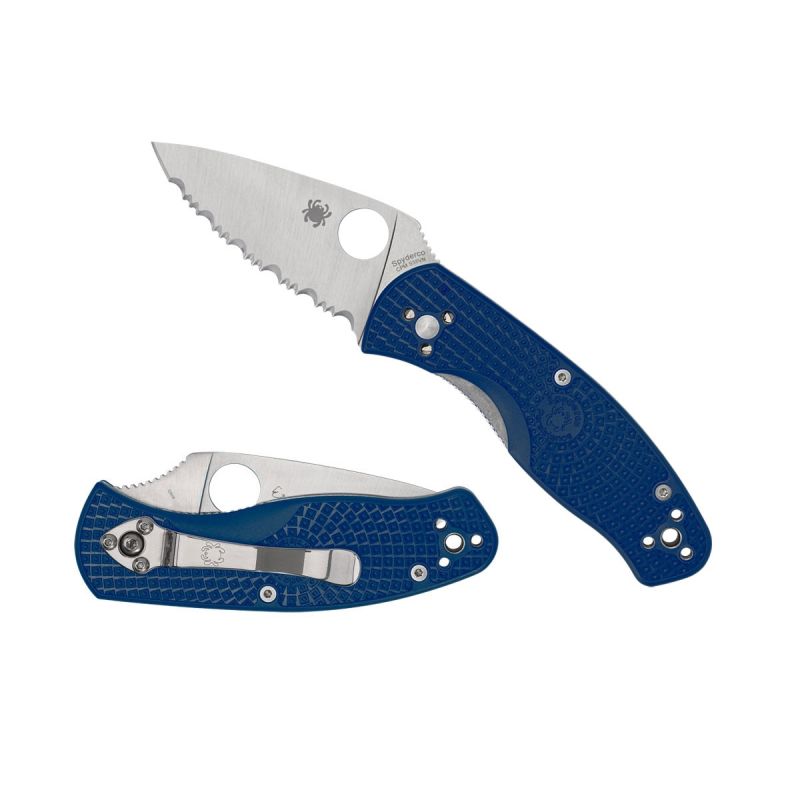 Spyderco Persistence FRN Blue S35VN Serrated 136SBL
