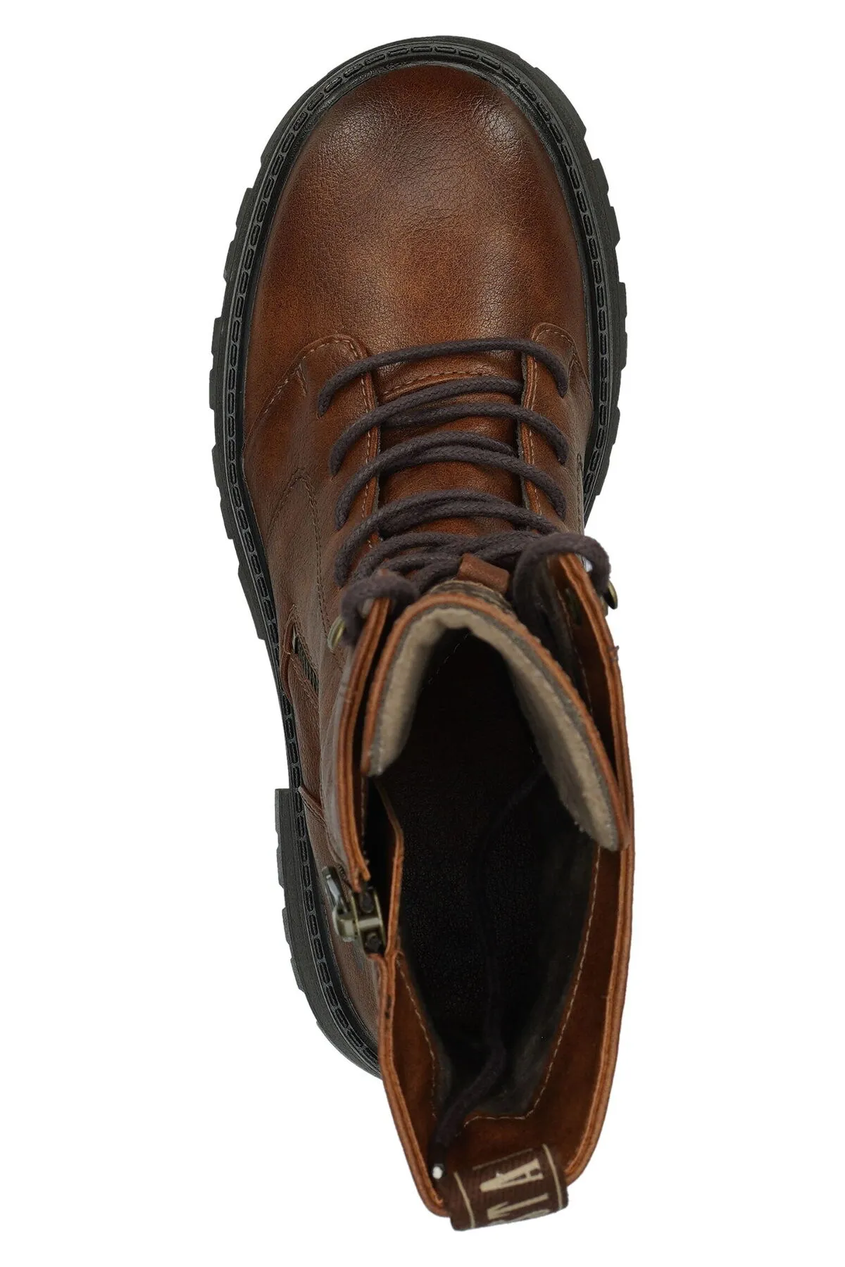 Mustang  Stiefelette - Braun - Blockabsatz